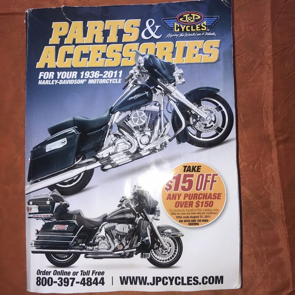 J&P Cycles Parts Accessories Catalog 1936-2011‎ Motorcycle Book